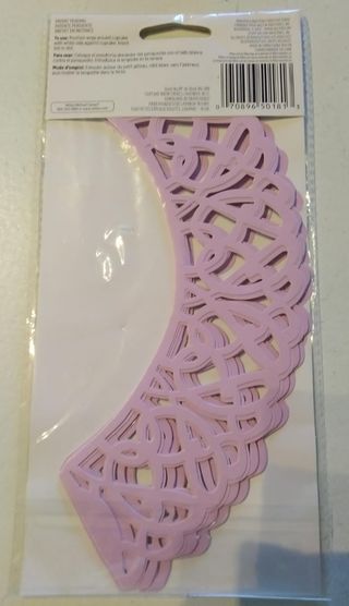 18 wrappers merletto per cupcake 