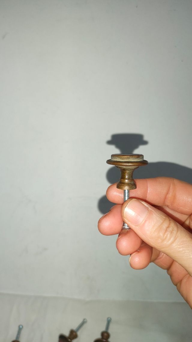 Antiguos tiradores pomos agarradores bronce