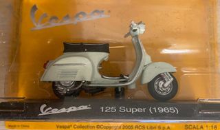 vespa 125 super 1965 modellino nuova
