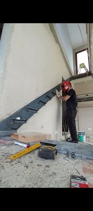 Escalera de Hierro y Madera