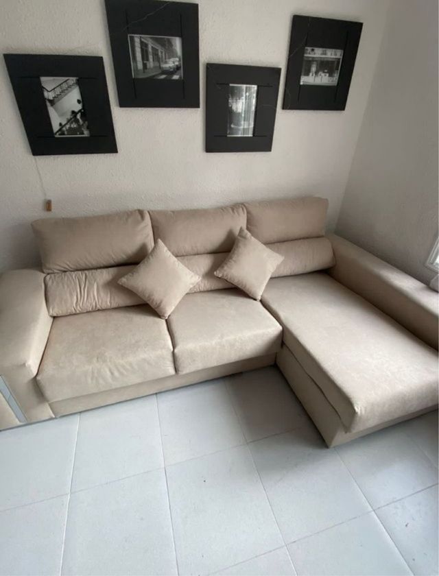 Sofa cheslongue nuevos a estrenar
