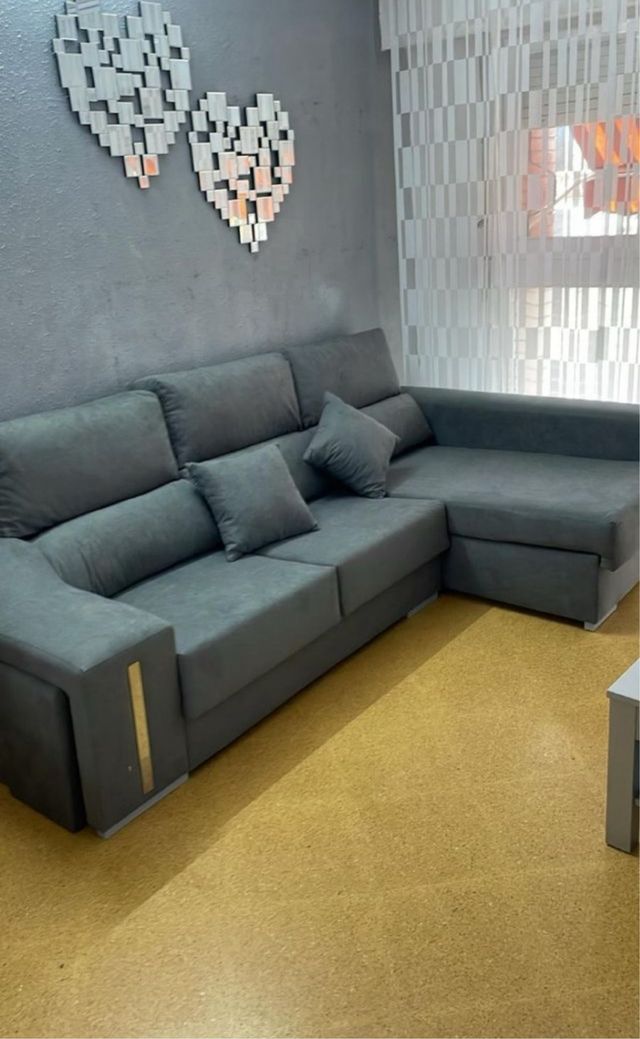 Sofa cheslongue nuevos a estrenar