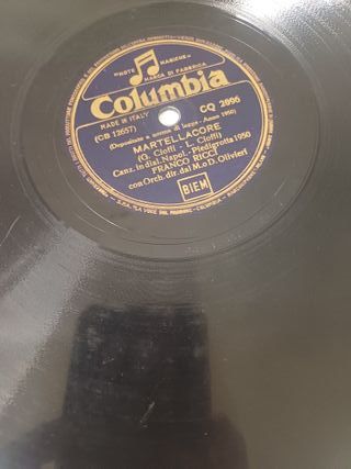 3 DISCHI 78 GIRI X GRAMMOFONO FRANCO RICCI TITOLI 