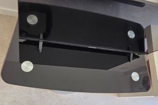 Mesita giratoria TV cristal