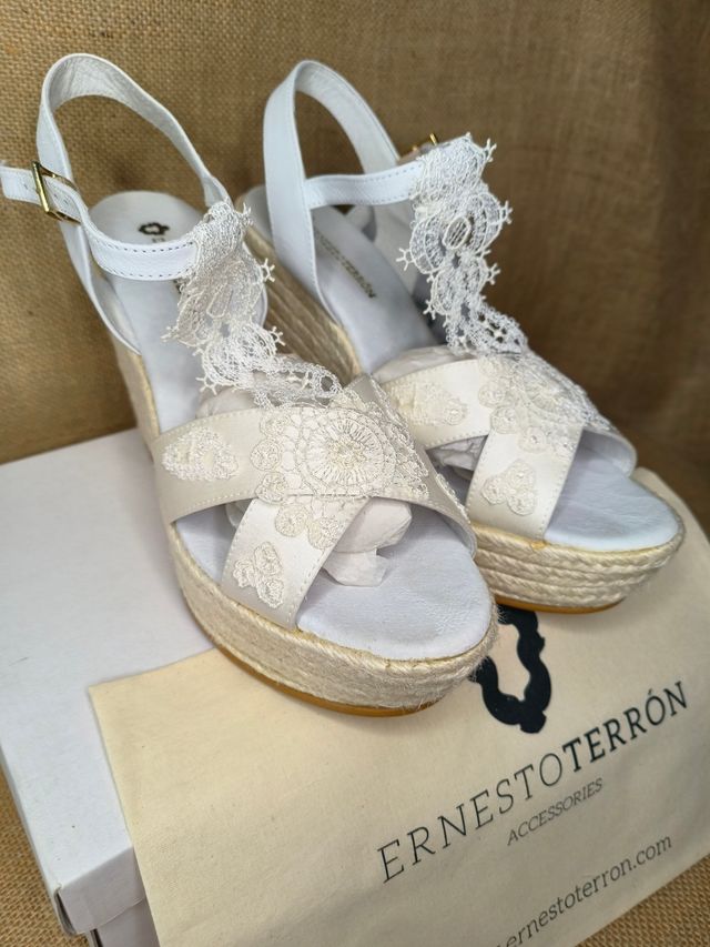 Alpargatas Cuña de Novia Ernesto Terrón