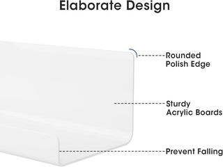 LOFTPLUS Baldas Pared Sin Agujeros Juego de 4.