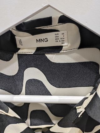 Camisa satinada chica talla XS