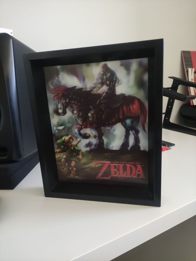 Cuadro en 3D the legend of Zelda