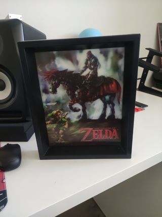 Cuadro en 3D the legend of Zelda