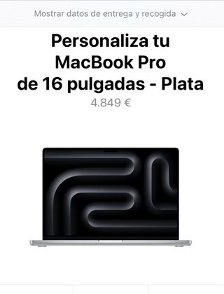 Macbook pro 16” M4 MAX