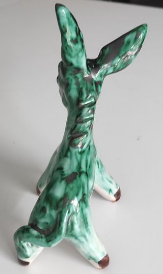 Asinello portafortuna in ceramica 