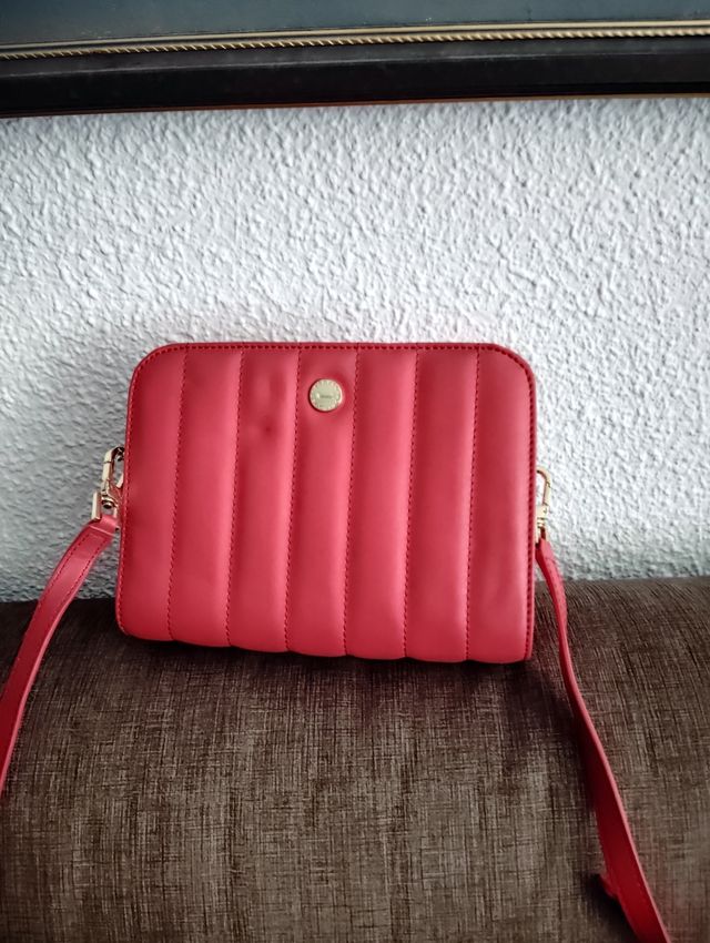 Bolso Purificación García.Rosa.