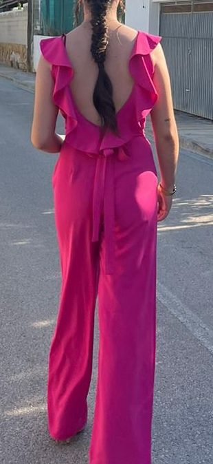 Mono fiesta color fucsia