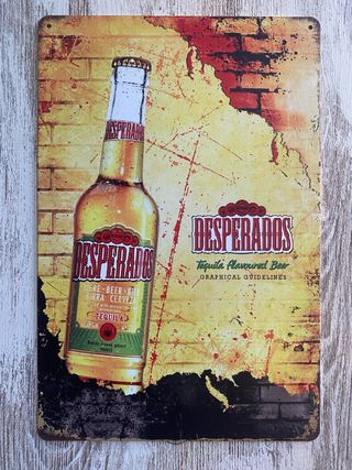 Cartel cerveza Desperados