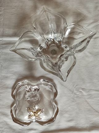 Porta bon bon svuota tasche Cristallo