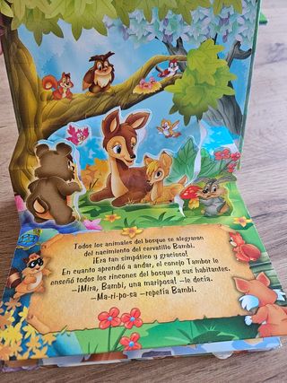 Libro PopUp desplegable Bambi