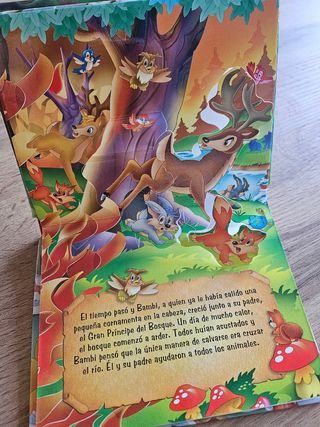 Libro PopUp desplegable Bambi