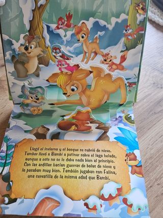Libro PopUp desplegable Bambi