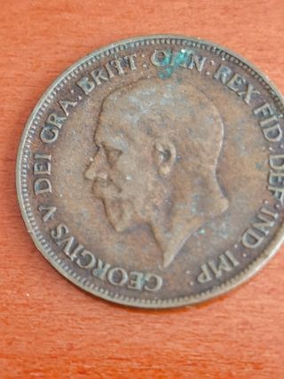 2 monedas antiguas 1906 y 1953 Eduardo VII GB