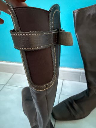 Botas altas Wanders de piel  Talla 41  Marrón