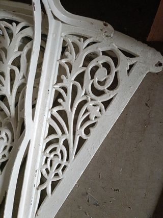 Escalera de caracol antigua filigrana, Hierro fund