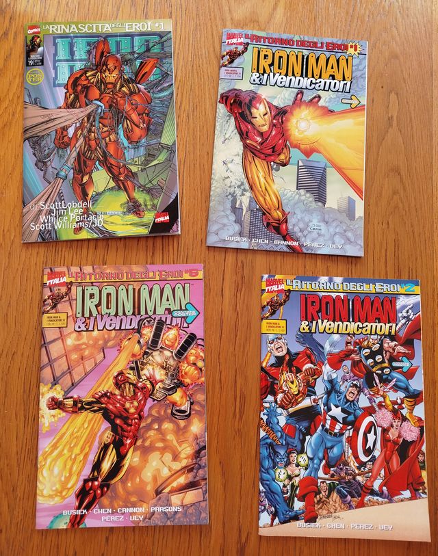 Lotto 31 numeri Iron Man e i Vendicatori Marvel