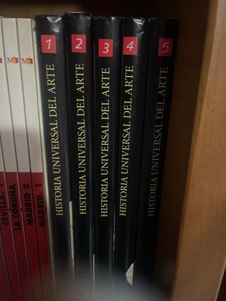 Colección 5 libros Historial Universal del Arte