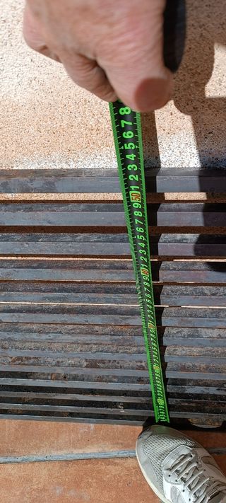 Base chimenea, cajón cenizas y parrilla acero inox