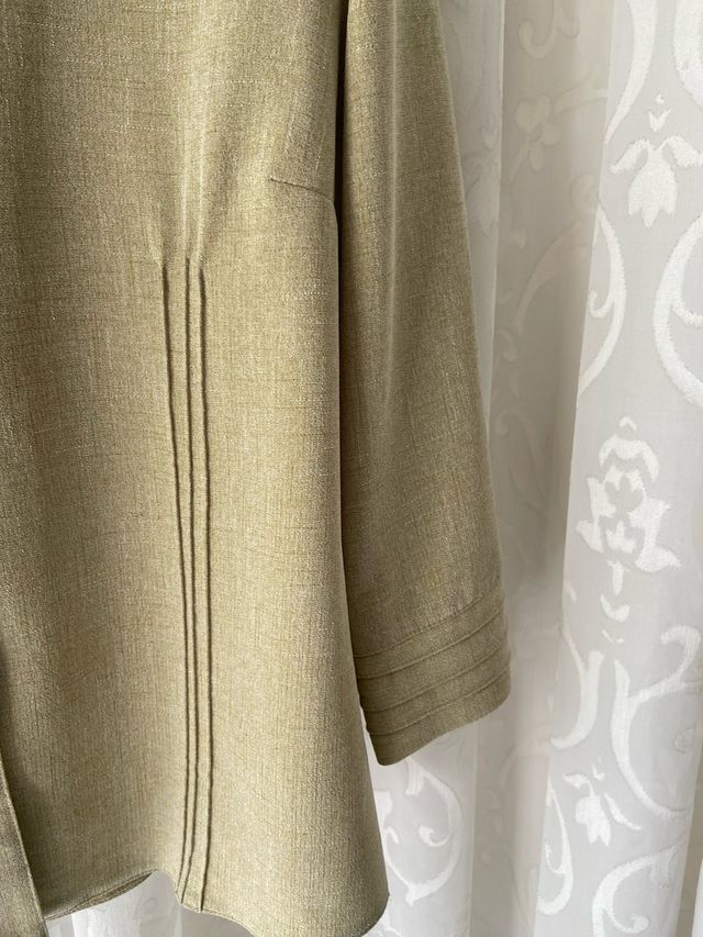 traje de chaqueta de verano verde