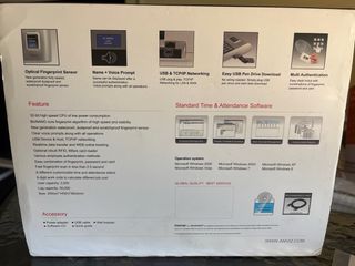 Lector huellas de entradas