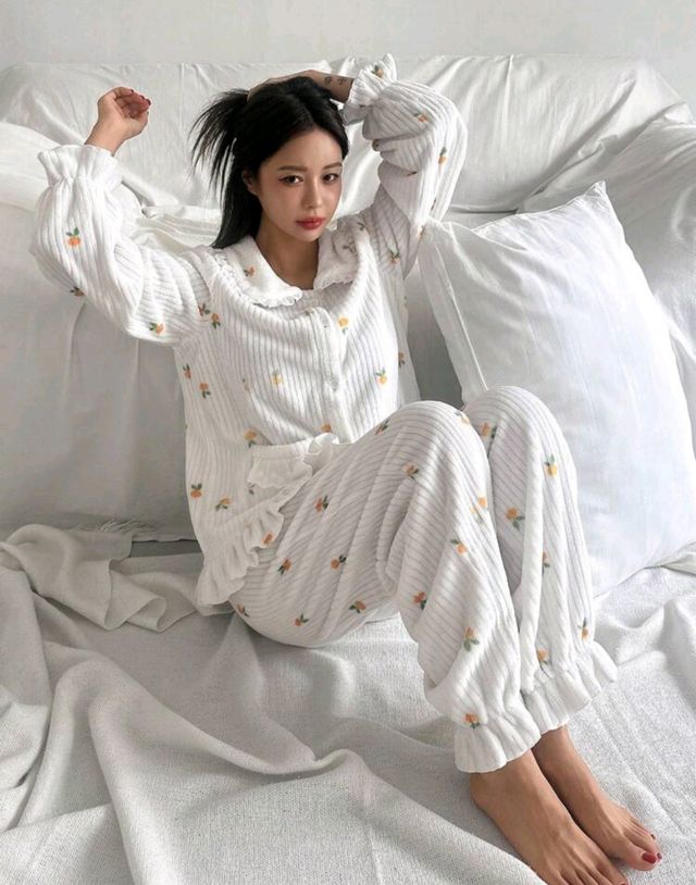 Pigiama in cotone stile vintage