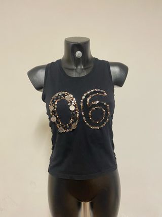 Vintage boho fairy cottage y2k black top