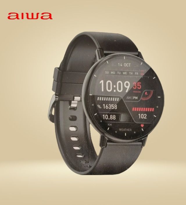 Smartwatch Aiwa, unisex, negro