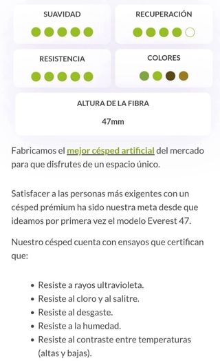 Rollo de césped artificial Premium Nuevo