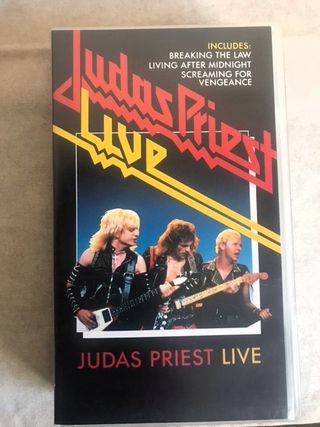 VHS Judas Priest live Heavy Metal Hard Rock Metal 