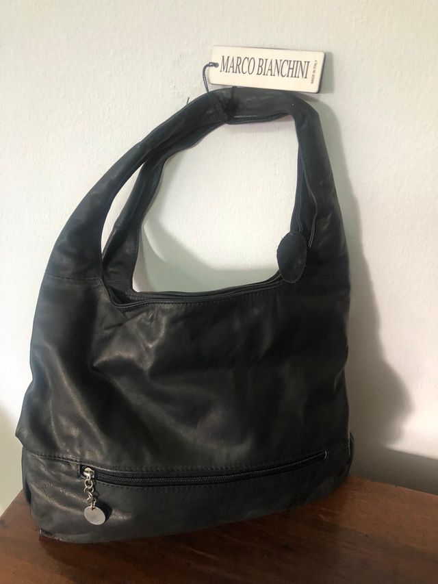 Borsa in pelle nappa Marco Bianchini