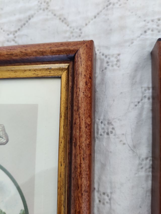 Due quadri con golfisti, golf, green