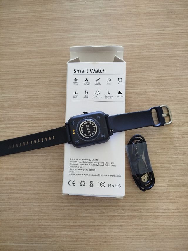 RELOJ SMARTWATCH NEGRO