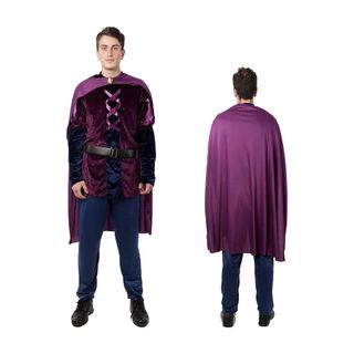 Disfraz Príncipe Lila Traje Rey Adulto Talla M