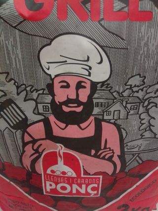 Carbón vegetal 3kg barbacoa