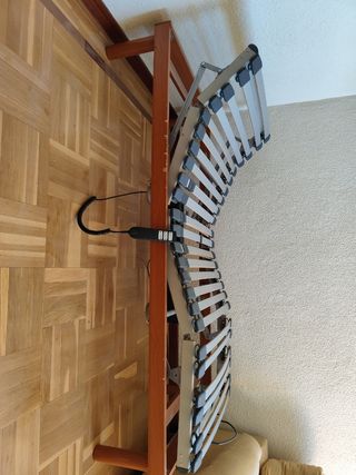 Cama ortopedica articulada con colchón