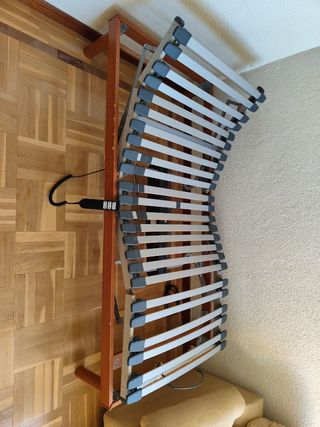 Cama ortopedica articulada con colchón