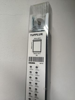 Estor Ikea 203cm ancho nuevo gris