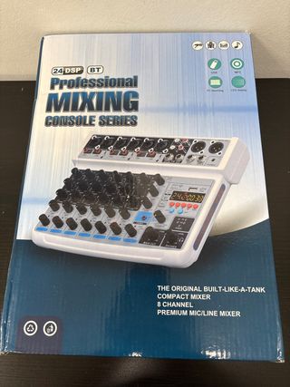 Mini mezclador Audio 8 canales