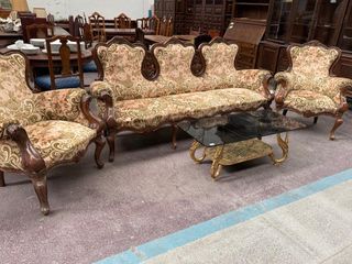 Tresillo y butacas vintage