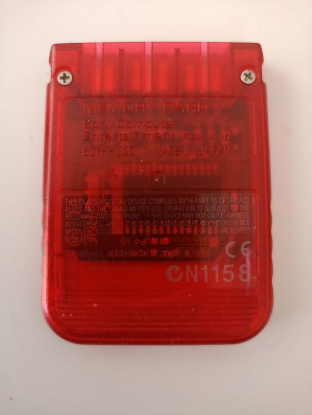 MEMORY CARD original de SONY PlayStation PS1 PSX