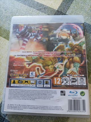 SUPER STREET FIGHTER IV SIN MANUAL Pal España PS3