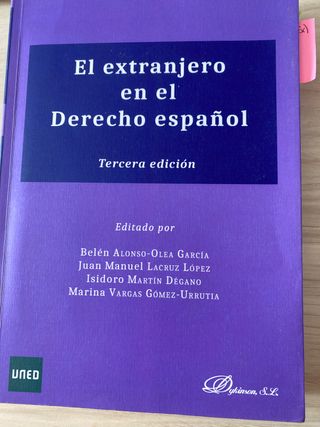 El extranjero en el Derecho español