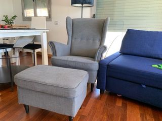 Ikea sofa cama Friheten y Sillon Strandmon