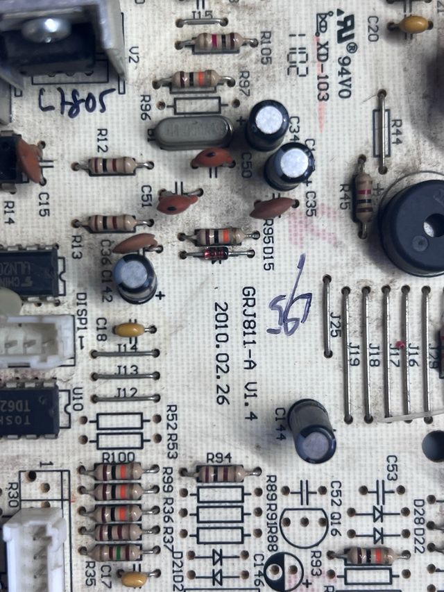 Placa do ar condicionado 301138232  M811F2kJ M811F